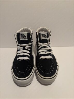 Vans Checkerboard Black and White Sk8-Hi Sneakers